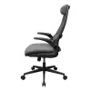Sedia da ufficio/gaming Cougar Stryder — seduta e schienale in tessuto, grigio, ingombro 710 × 675 mm, altezza min. 115 cm