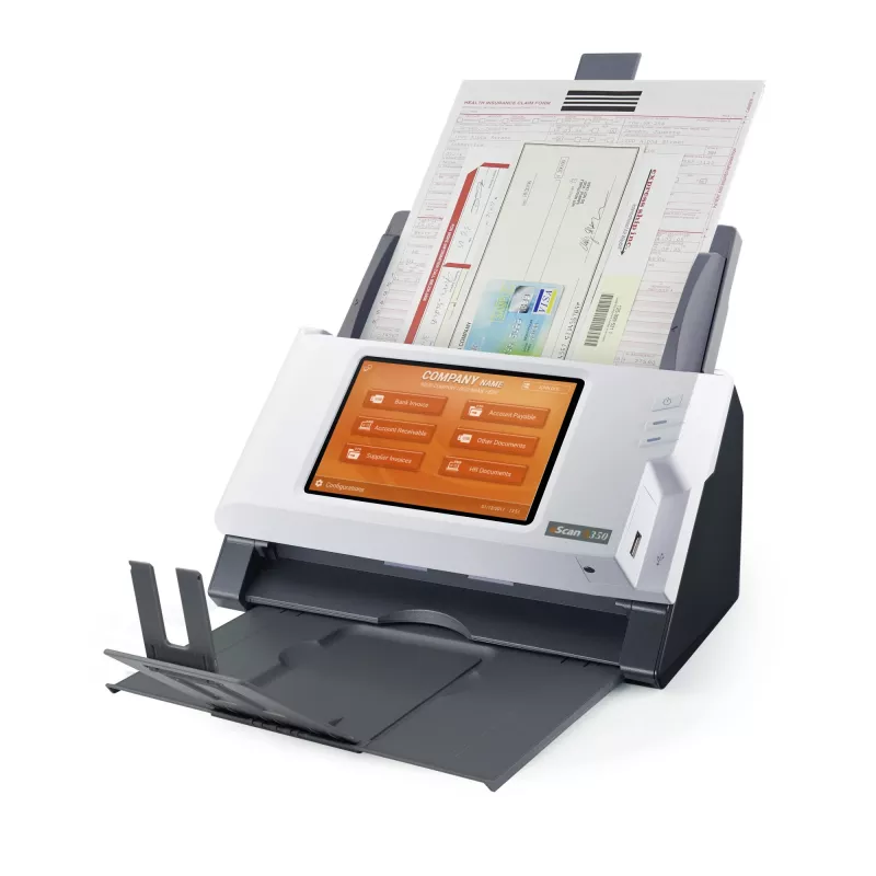 Plustek eScan A350 Enterprise ADF + scanner con alimentazione manuale 600 x 600 DPI A4 nero, bianco