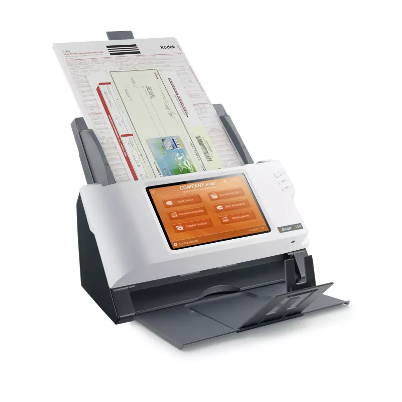 Plustek eScan A350 Enterprise ADF + scanner con alimentazione manuale 600 x 600 DPI A4 nero, bianco