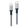 Cavo USB 2GO 797512 USB 3.2 Gen 2 1,2 m USB C nero argento