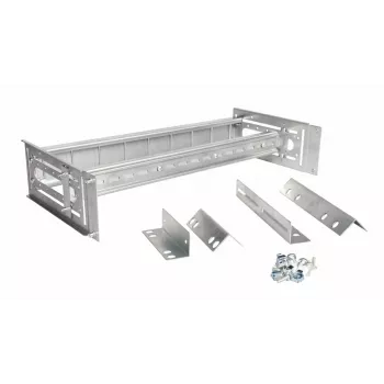 Guida per rack EQUIP EZR-DIN-3 — 19 pollici (48,3 cm) 3HE DIN, RAL7035 grigio, larghezza 485 mm, profondità 150 mm