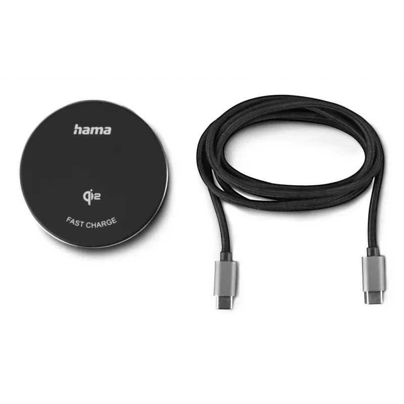 Hama 00201735 caricabatterie mobile smartphone nero USB ricarica wireless ricarica rapida interno
