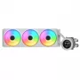 Dissipatore liquido CPU all-in-one Cougar Poseidon Vistek 360, ARGB, ventole da 120 mm, bianco, supporta LGA1700/AM5