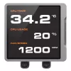 Dissipatore liquido CPU all-in-one Cougar Poseidon Vistek Pro 360, ARGB, ventole da 120 mm, nero, supporto multi-socket