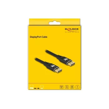 Cavo DeLOCK DisplayPort 8K 60 Hz 2 m nero metallo