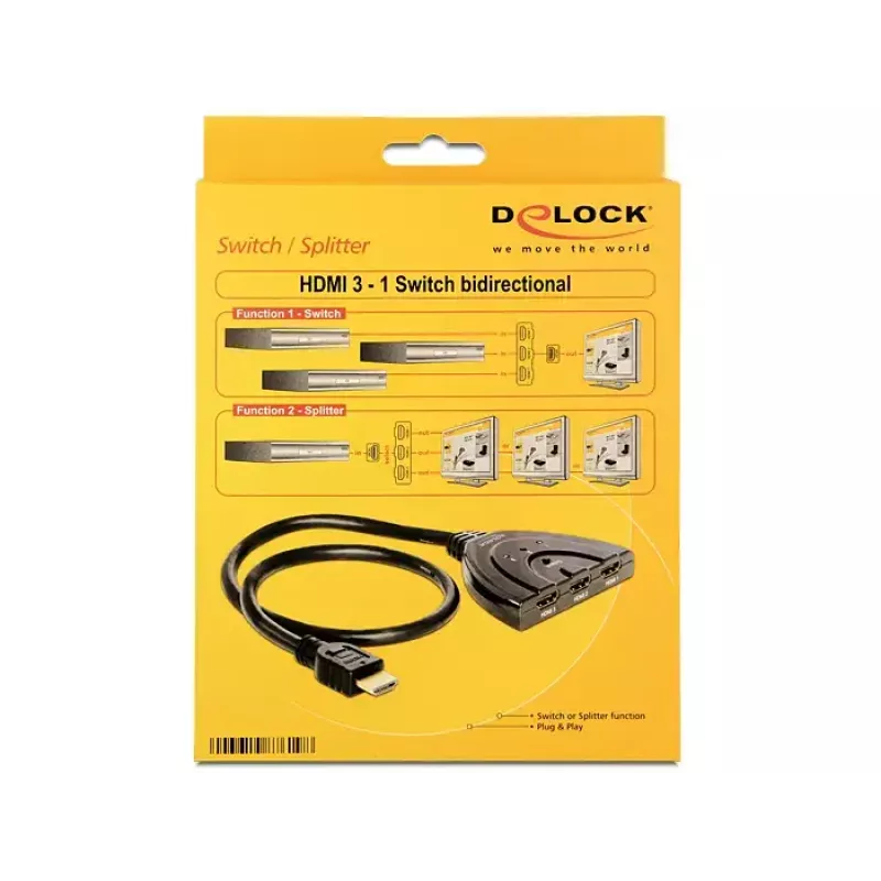 Commutatore video HDMI DeLOCK 87619