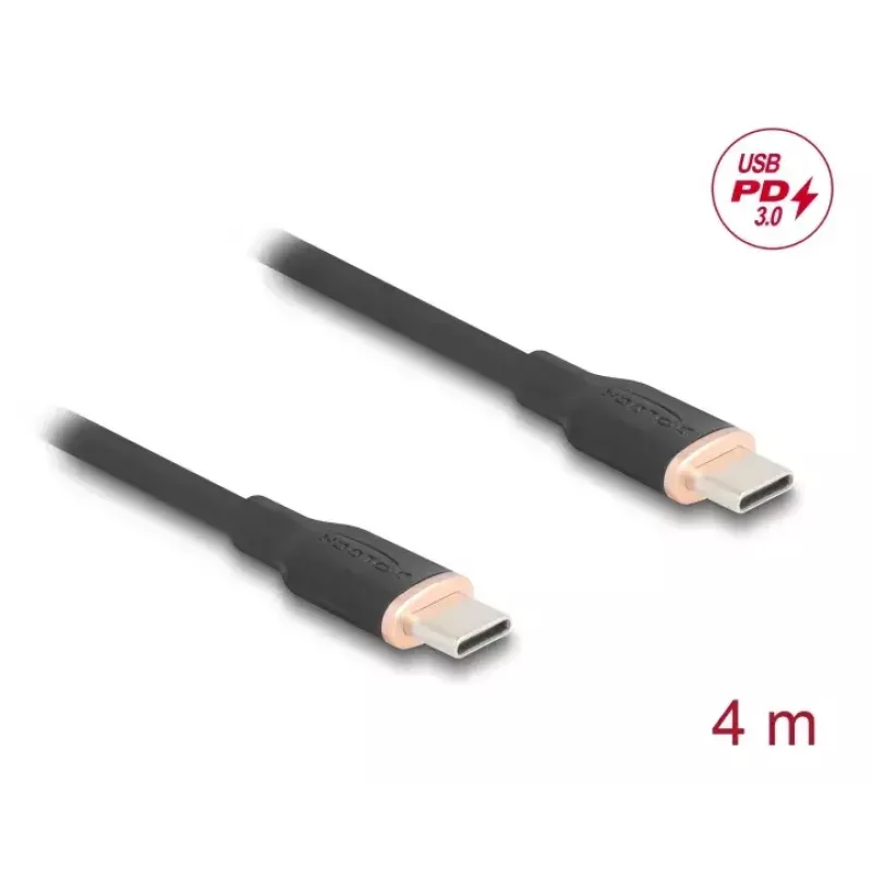 Cavo DeLOCK USB 2.0 4m USB-C nero 81240