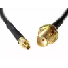 Cavo coassiale DeLOCK 88580 0,2 m SMA MMCX nero