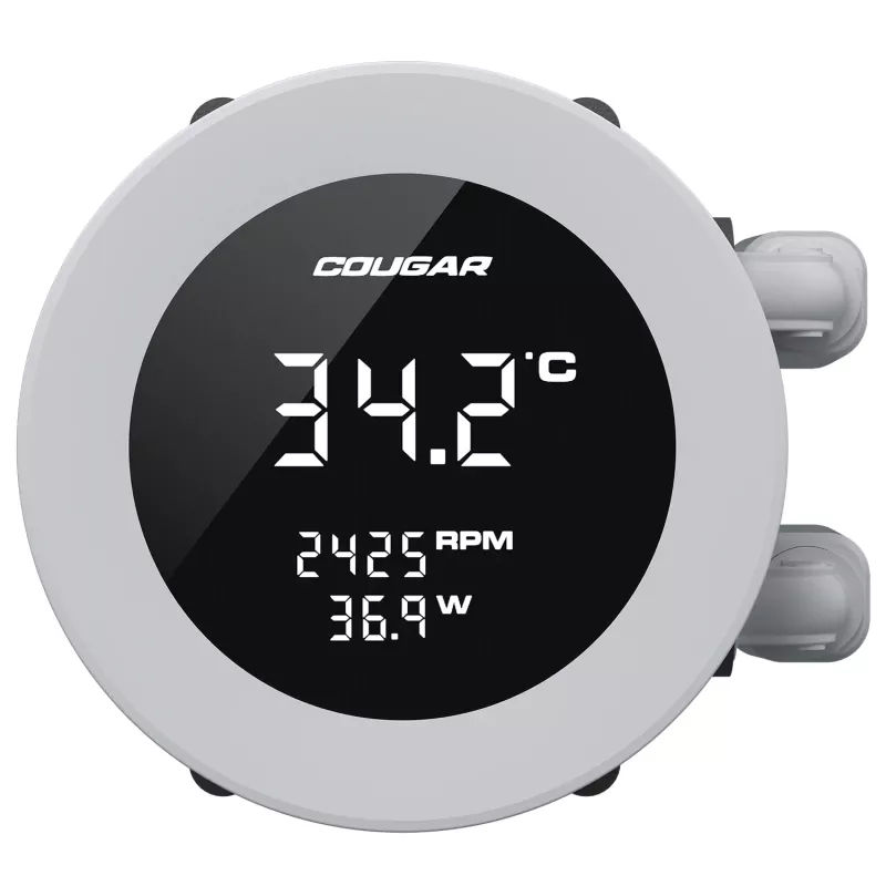 Dissipatore CPU a liquido COUGAR Poseidon Vistek 240, ARGB, bianco
