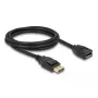 Cavo prolunga DisplayPort 1.2 DeLOCK 4K 60 Hz 2 m