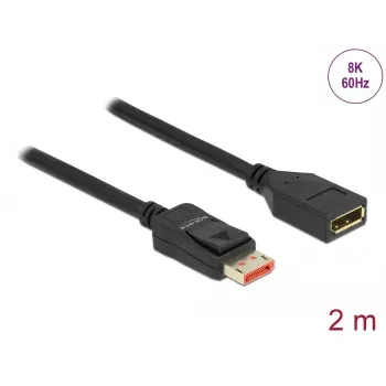 Cavo prolunga DisplayPort DeLOCK 8K 60 Hz 2 m