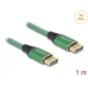 Cavo DisplayPort DeLOCK 16K 60 Hz 1 m verde metallo