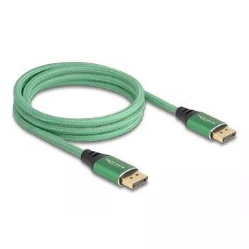 Cavo DisplayPort DeLOCK 16K 60 Hz 2 m verde metallo