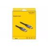 Cavo DisplayPort DeLOCK 8K 60 Hz 1 m viola metallo