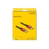 Cavo DisplayPort DeLOCK 8K 60 Hz 2 m rosso metallo