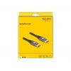 Cavo DisplayPort DeLOCK 8K 60 Hz 3 m viola metallo