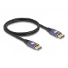 Cavo DisplayPort DeLOCK 8K 60 Hz 3 m viola metallo