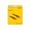 Cavo DisplayPort DeLOCK 8K 60 Hz 3 m rosso metallo