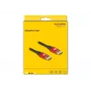 Cavo DisplayPort DeLOCK 8K 60 Hz 5 m rosso metallo