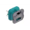 Connettore maschio quad HDMTD DeLOCK per PCB, grado di protezione IP67 IP69K