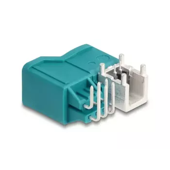 Connettore maschio singolo Powerpin HDMTD DeLOCK angolare per PCB 90° connettore femmina