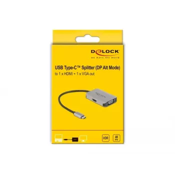 Splitter video DeLOCK 87776 1x HDMI 1x VGA