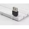 Adattatore DeLOCK USB 2.0 Type-A connettore femmina su 4 pin nero argento 5V