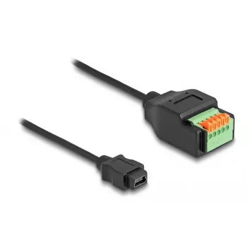 Cavo DeLOCK USB 2.0 Mini-B femmina su adattatore morsettiera 15 cm
