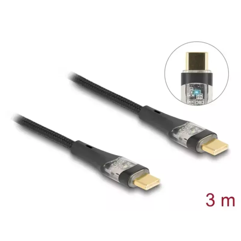 Cavo dati e ricarica rapida DeLOCK USB 2.0 3 m 100 W