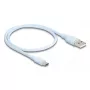 Cavo USB DeLOCK 81221 USB 2.0 0,5 m USB A USB C blu
