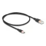 Cavo USB DeLOCK 81225 0,5 m USB A USB C nero
