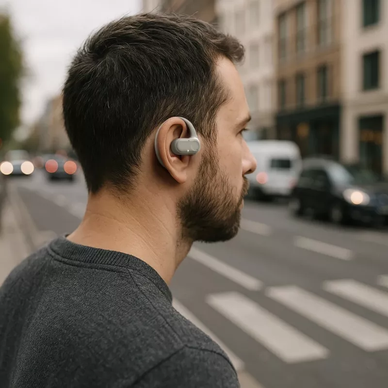 Hama Spirit Open Headset True Wireless Stereo (TWS) in-ear chiamate/musica Bluetooth sabbia
