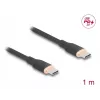 Cavo USB DeLOCK USB 2.0 1 m USB C nero 81238