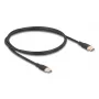 Cavo USB DeLOCK USB 2.0 1 m USB C nero 81238