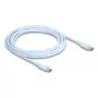 Cavo USB DeLOCK USB 2.0 2,5 m USB C blu 81235