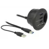 Presa a scomparsa DeLOCK 62869 nero