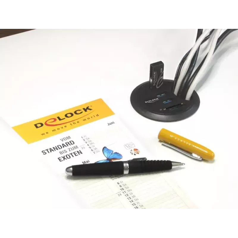 Presa a scomparsa DeLOCK 62869 nero