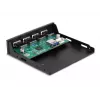 Hub USB 3.2 Gen 1 interno 3,5 pollici DeLOCK 4 porte nero