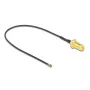 Cavo coassiale DeLOCK 12656 0,2 m RP-SMA MHF 4L LK nero