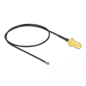 Cavo coassiale DeLOCK 12664 0,35 m SMA MHF 4L LK nero