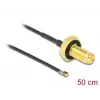 Cavo coassiale DeLOCK 12667 0,5m SMA MHF 4L LK nero