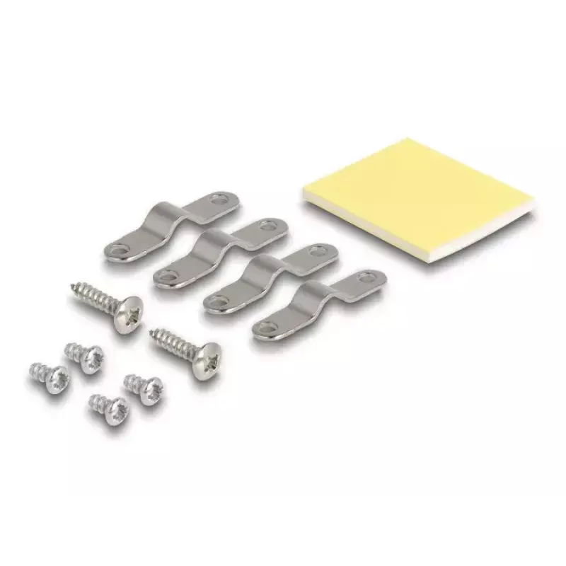 DeLOCK Presa di rete LSA Cat.6 nero metallo plastica 41mm 69mm 26mm