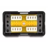 DeLOCK Presa di rete LSA Cat.6 nero metallo plastica 41mm 69mm 26mm