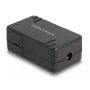 DeLOCK Presa di rete LSA Cat.6 nero metallo plastica 41mm 69mm 26mm