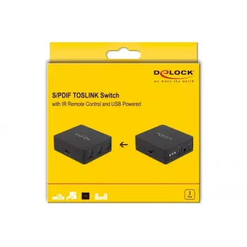 Switch S/PDIF TOSLINK DeLOCK 63395