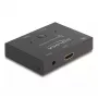 DeLOCK Switch HDMI 2-1 bidirezionale 8K 60 Hz metallo nero