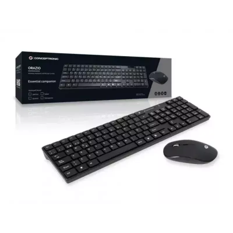 Set tastiera e mouse wireless Conceptronic Orazio ORAZIO01ES