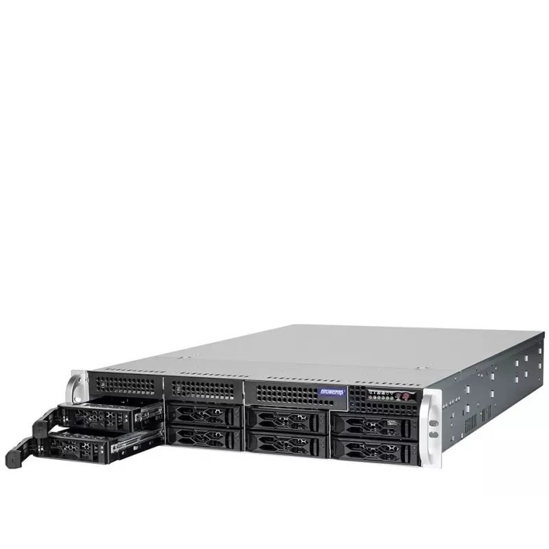 bluechip SERVERline R42316s rack 2 HE, processore Intel® Xeon® Silver 4410Y / 2.00 GHz, modulo TPM, 32 GB DDR5, 2 x 960 GB SSD, 2 x 10 Gigabit Ethernet