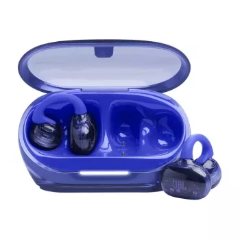 JBL Soundgear Clips cuffie True Wireless Stereo (TWS) ad archetto chiamate/musica Bluetooth blu