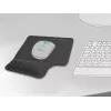DeLOCK tappetino mouse ergonomico con poggiapolsi in gel per mancini nero
